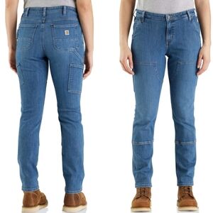 Carhartt Rugged Flex Relaxed Fit Double Front Workwear Carpenter Jeans Short